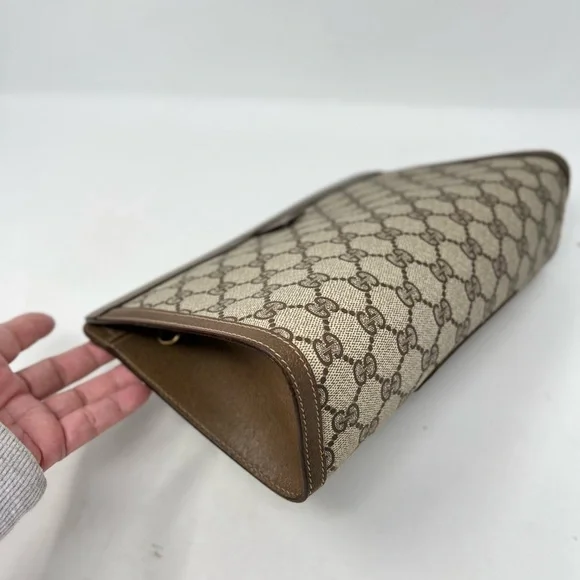 Brown Patterned Shoulder Bag - Picture 14 of 16